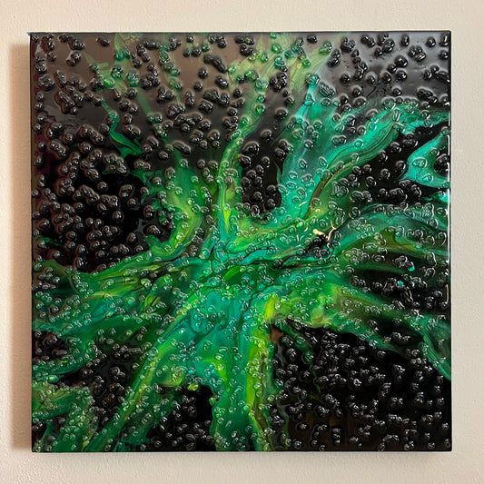 “Emerald glaze” 50x50cm