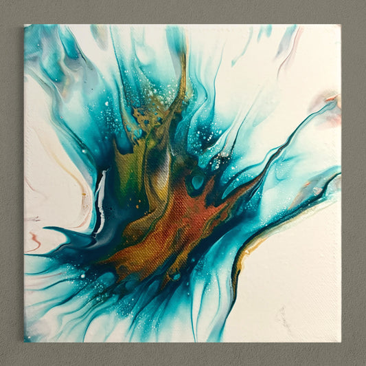 “Go fly!” 20x20cm