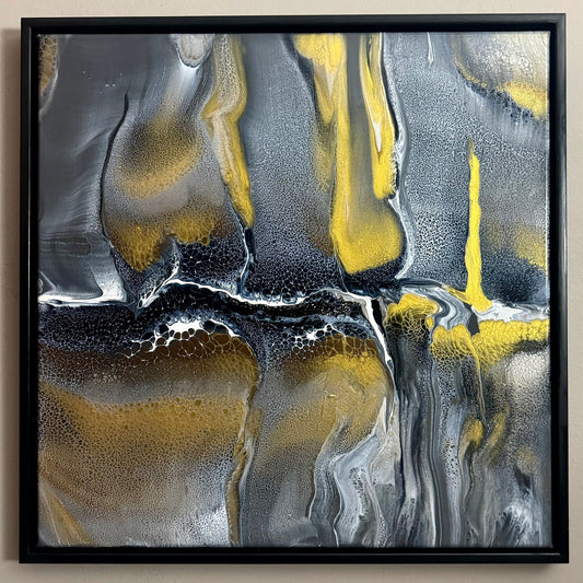“Shadowing” 70x70cm framed