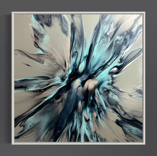 “Polar Serenity” 80x80cm