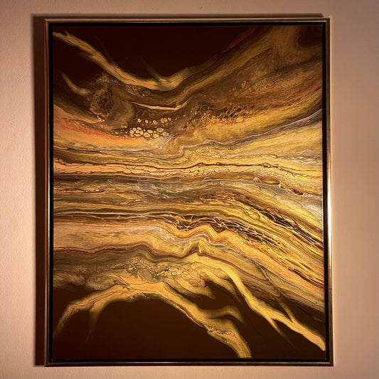 “Iridescent Earth” 90x110cm