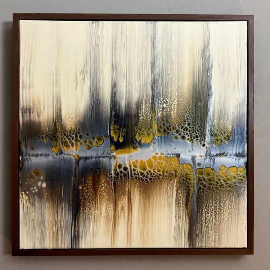"Textured Tranquility" 50x50cm - framed