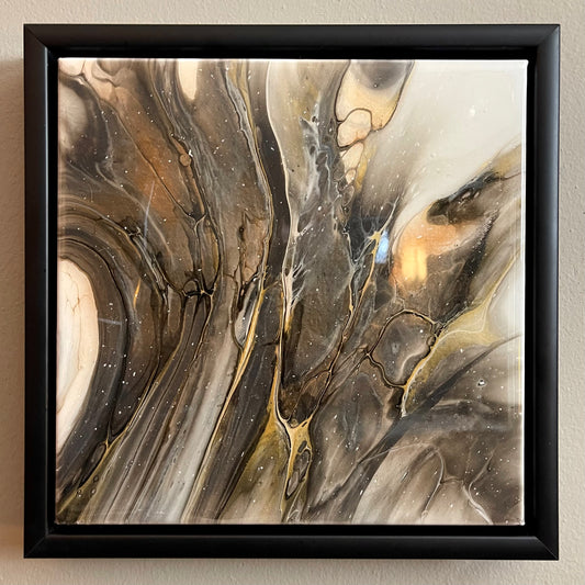 "Mineral Melodies" 30x30cm