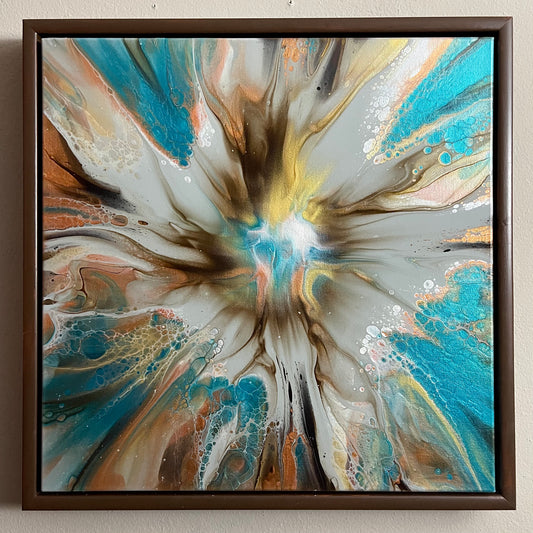 “Dancing horizons” 50x50cm