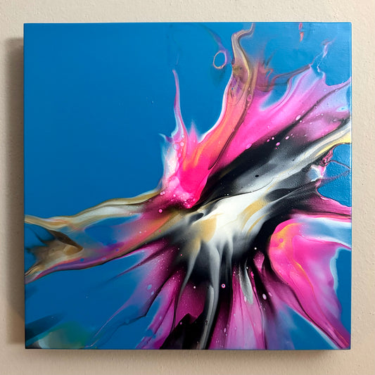"Vibrant Ignition" 40x40cm