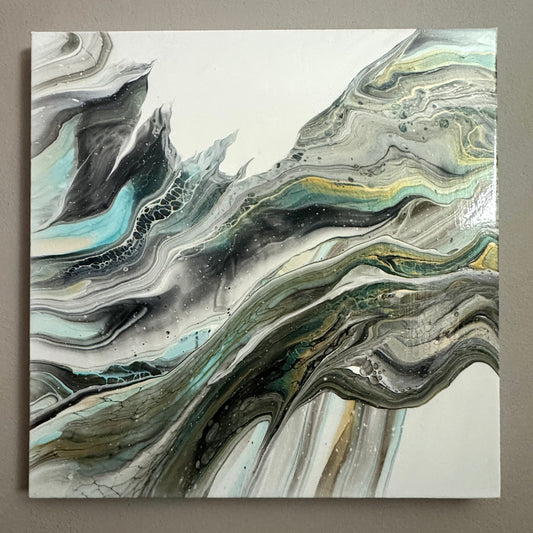 “Aquatic rhythms” 50x50cm