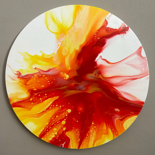 „Dancing flames“ 40cm diagonal