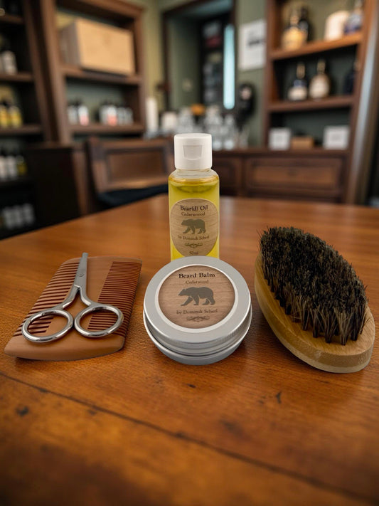 Bear(d) Care Kit - Bart Pflege Set - Bartöl(50ml) - Bartbalm(30ml) Cedarwood/Zedernholz